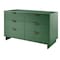 Manhattan Comfort Granville 55.07 Double Wide Dresser in Sage Green DR-5033 - alternate 3